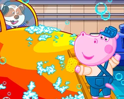Baby Panda House Cleaning - Games House2