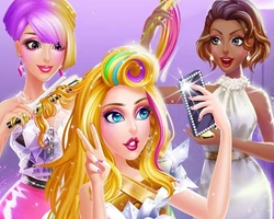 Long Hair Princess Salon - Games House6