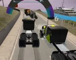 Snowy Truck Driver - Games House2